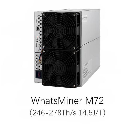 12-3.png MicroBT WhatsMiner M72 246~278T 14.5J/T Bitcoin Miner - Image 1