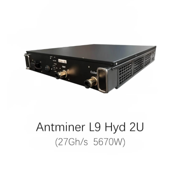 Bitmain Antminer L9 Hyd 2U 27Gh/s 5670W Dogecoin Miner