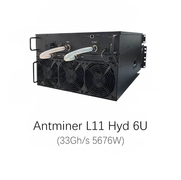 e42d1d000b5d11601b3c6d01ab0eca00.png Bitmain Antminer L11 Hyd 6U 33Gh/s 5676W Dogecoin Miner - الصورة 1