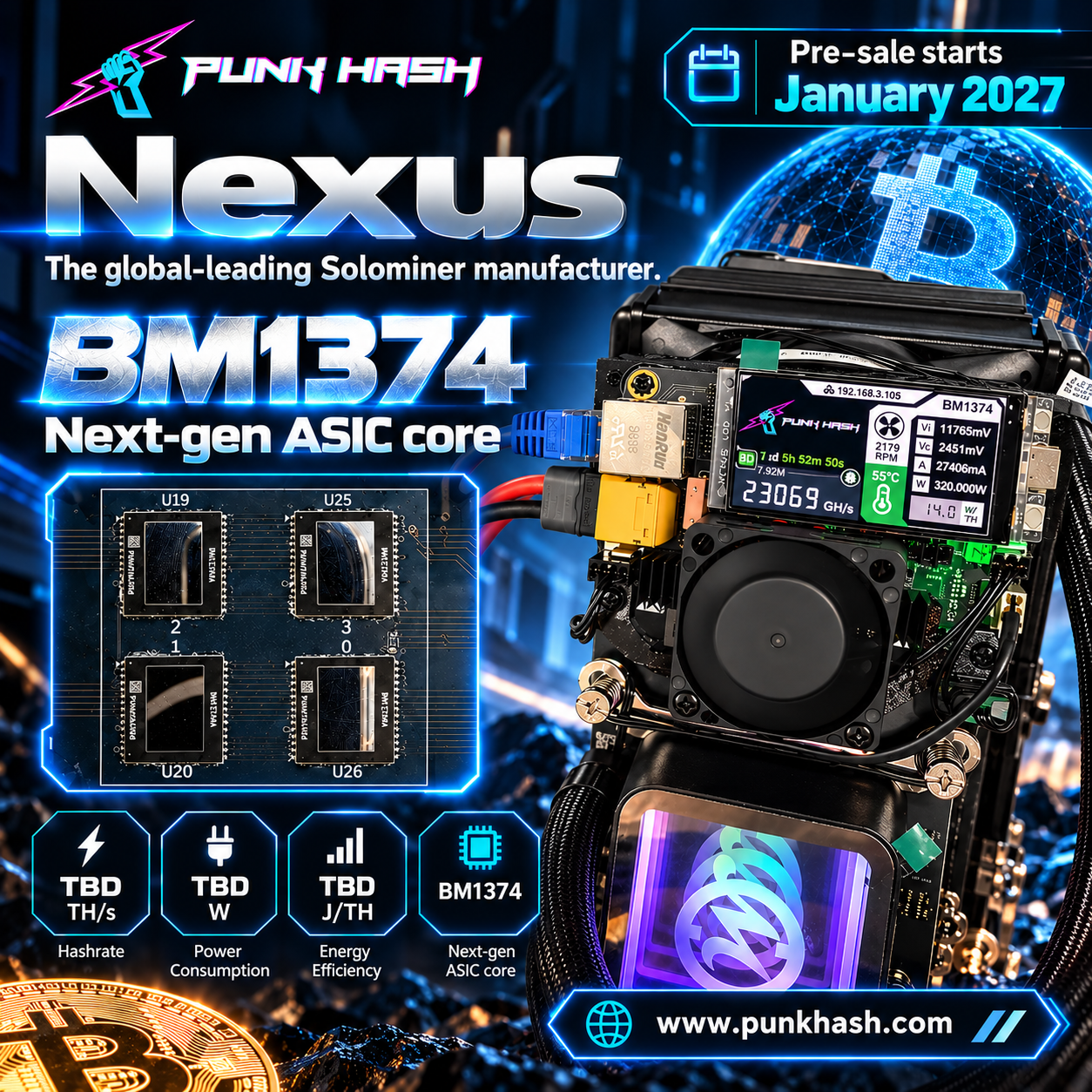 BM1374 Original ASIC Chip