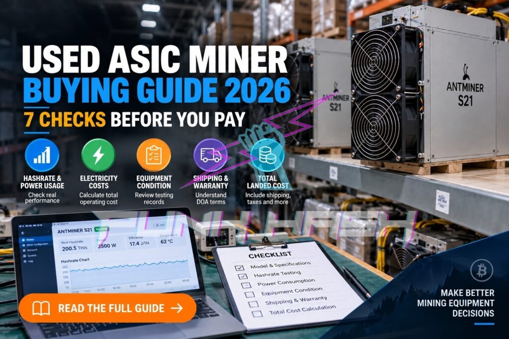 How to Buy a Used ASIC Miner in 2026: A Practical Checklist for Mining Operators